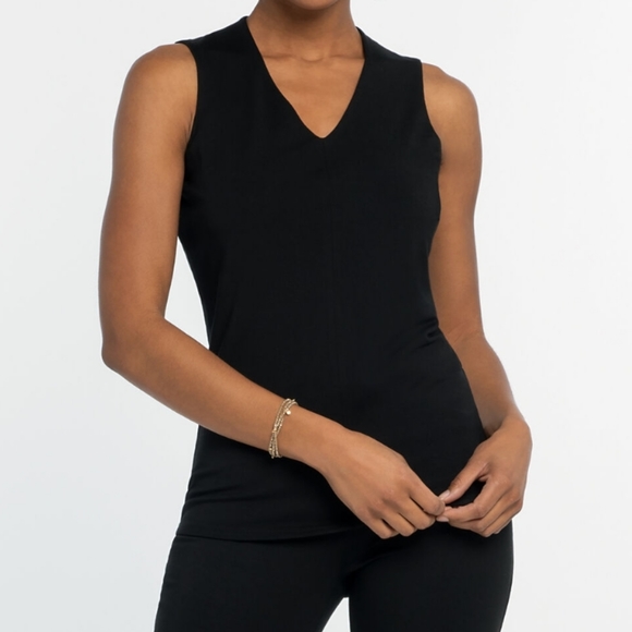 NIC+ZOE Black Soft Eaze Tank Size Medium - Picture 2 of 8
